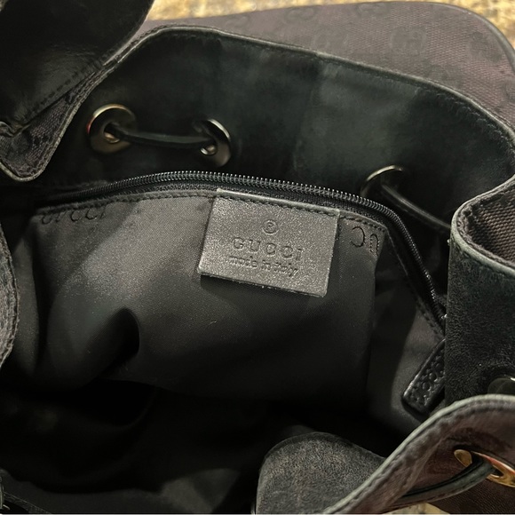 Vintage Gucci | Bamboo GG Black Monogram Shoulder Bag - Picture 16 of 16